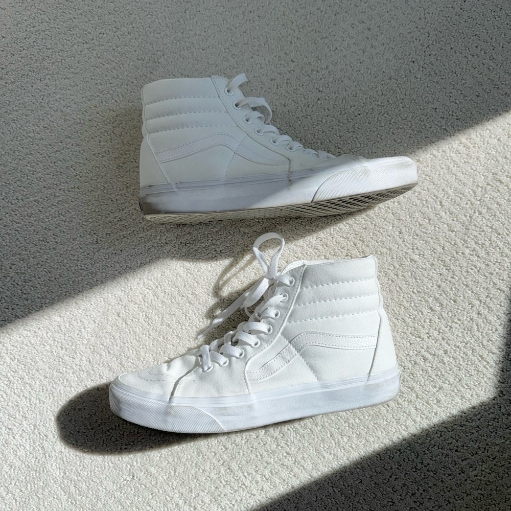 VANS White High Top VGUC